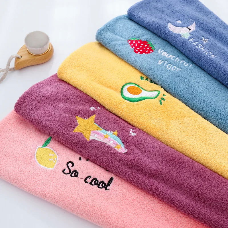 Women Soft Microfiber Towels Shower Cap Towel Bath Hats for Women Dry Hair Cap Quick Drying Soft for Lady Turban Head Girl Towel - Slobuy