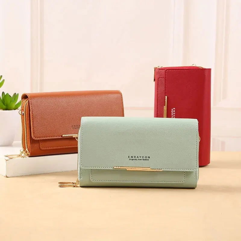 Women Solid Color Multi Functional Shoulder Bag Korean Version Fashion Large Capacity Handheld Purse Waterproof Multiple Colors - Slobuy