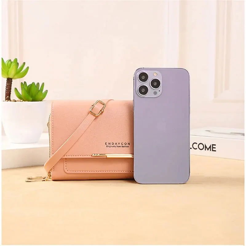 Women Solid Color Multi Functional Shoulder Bag Korean Version Fashion Large Capacity Handheld Purse Waterproof Multiple Colors - Slobuy