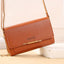 Women Solid Color Multi Functional Shoulder Bag Korean Version Fashion Large Capacity Handheld Purse Waterproof Multiple Colors - Slobuy