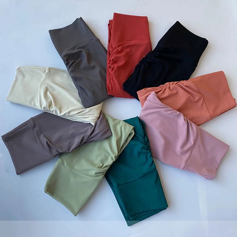 Women Sport Fitness Leggings High Waist Elastic Sexy Solid Yoga Pants Training Running Gym Quick Dry Breathable Leggings Female - Slobuy