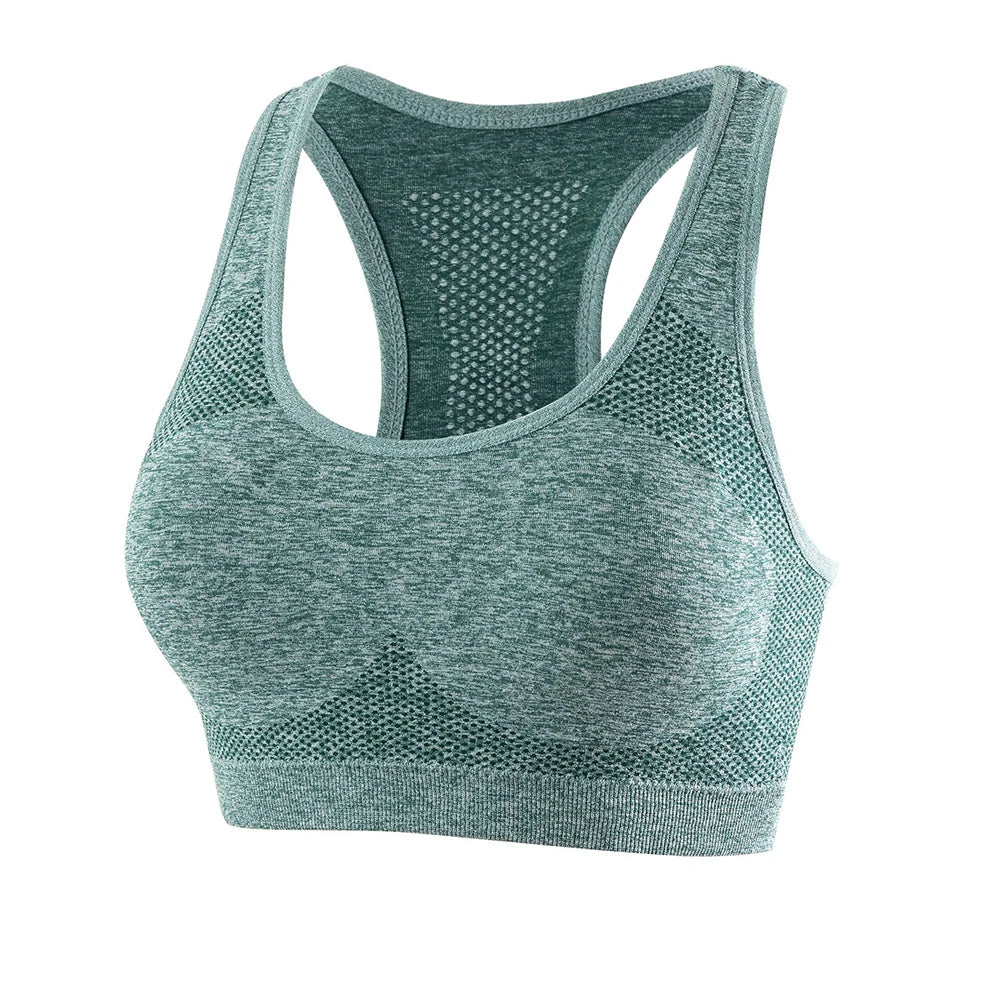 Women Sports Bra Top Push Up Fitness Yoga Bra Underwear Sport Tops For Women Breathable Running Vest Gym Wear - Slobuy