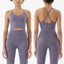 Women Sports Bra and Leggings Two Piece Set for Gym Fitness, Yoga, Jogging, WorkOut, Naked Feeling, High Elastic - Slobuy