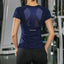Women Summer T Shirts Slim Fit For Sports Fitness Yoga Short Sleeve Yoga Top Mesh Womens Gym Shirt Sport Wear Workout top - Slobuy