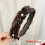 Women Synthetic Wig Twist Braided Hair Bands Fashion Braids Hair Accessories Women Bohemian Nature Headband Stretch for Party - Slobuy