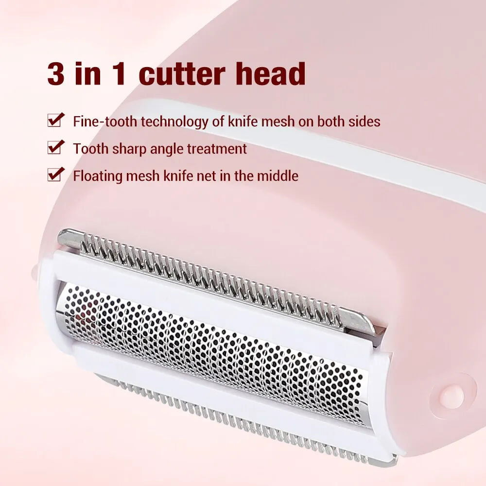Women's 3 in 1 Shaver Electric Mini Razor Special Hair Removal Equipment Whole Body Knife Armpit Intimate Area - Slobuy