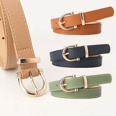 Women's Belt Trend Needle Buckle Casual Belt Genuine Soft Belt Paired with Jeans Belt PU Cheap Belt Multiple Colors Available - Slobuy