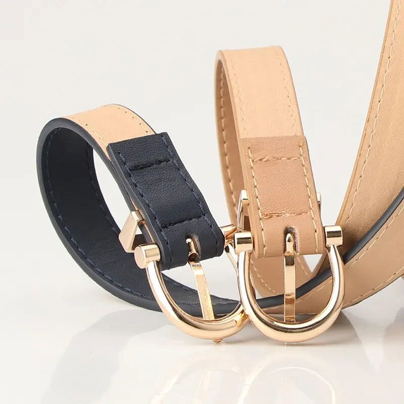 Women's Belt Trend Needle Buckle Casual Belt Genuine Soft Belt Paired with Jeans Belt PU Cheap Belt Multiple Colors Available - Slobuy