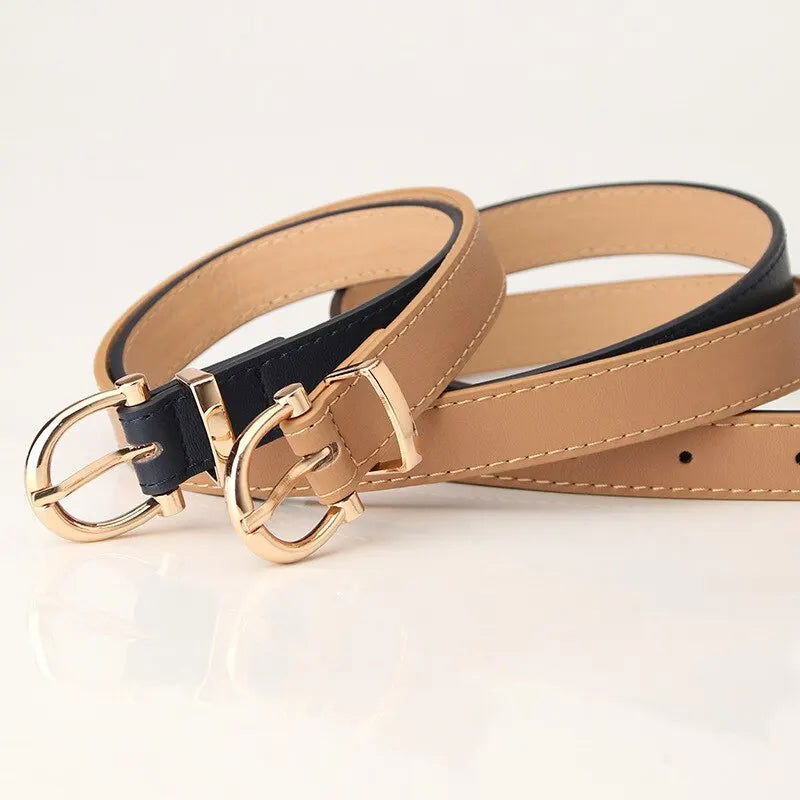 Women's Belt Trend Needle Buckle Casual Belt Genuine Soft Belt Paired with Jeans Belt PU Cheap Belt Multiple Colors Available - Slobuy