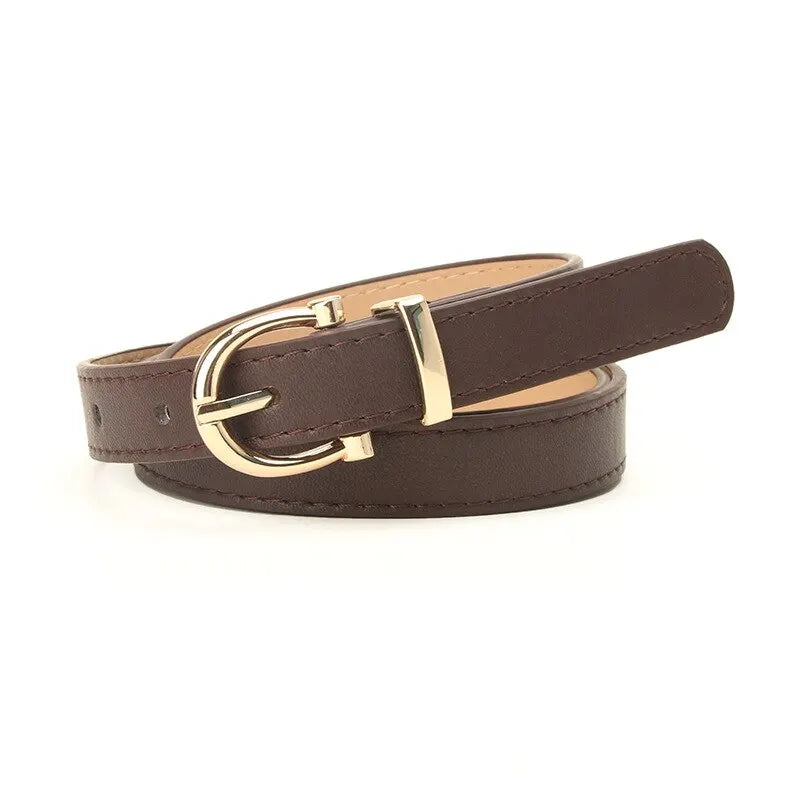 Women's Belt Trend Needle Buckle Casual Belt Genuine Soft Belt Paired with Jeans Belt PU Cheap Belt Multiple Colors Available - Slobuy