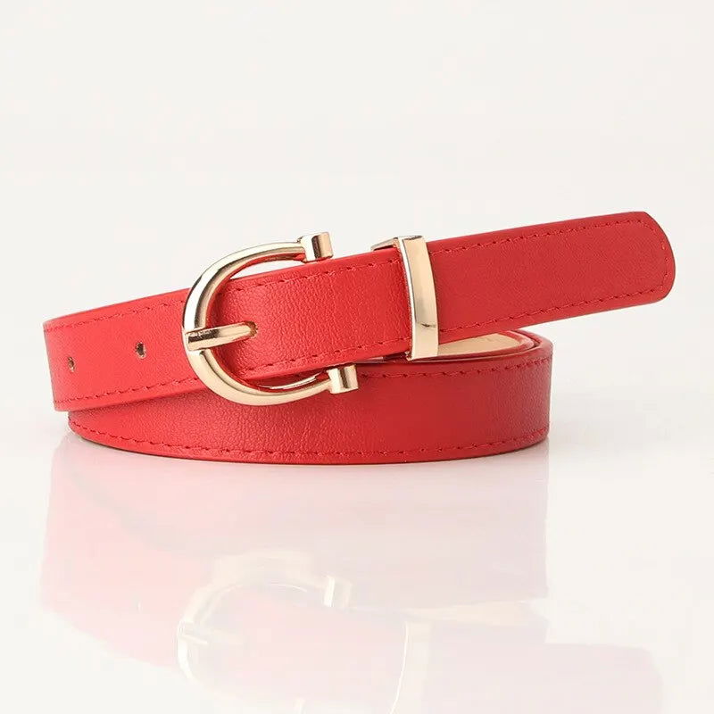 Women's Belt Trend Needle Buckle Casual Belt Genuine Soft Belt Paired with Jeans Belt PU Cheap Belt Multiple Colors Available - Slobuy