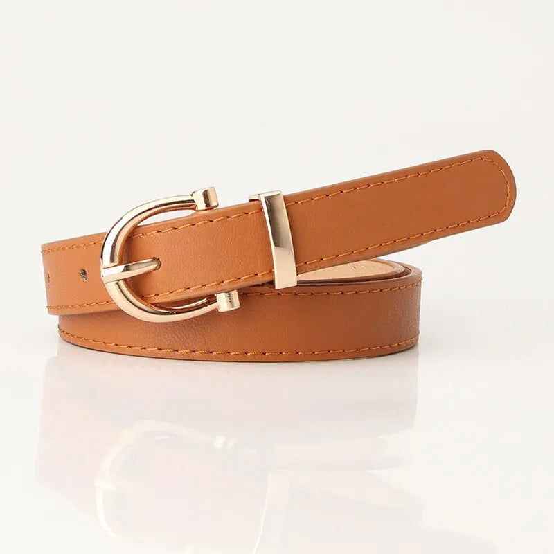 Women's Belt Trend Needle Buckle Casual Belt Genuine Soft Belt Paired with Jeans Belt PU Cheap Belt Multiple Colors Available - Slobuy