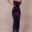 Women´s Bodycon Long Dress, Sleeveless Backless Spaghetti Strap Twist Front Party Dress - Slobuy