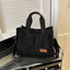 Women's Corduroy Tote Bag Large Capcity Handbags for Women Commuting Women's Bag Messenger Shoulder Bag Female Handbag - Slobuy