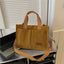Women's Corduroy Tote Bag Large Capcity Handbags for Women Commuting Women's Bag Messenger Shoulder Bag Female Handbag - Slobuy