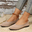 Women's Pointed Toe Flat Shoes Solid Color Knitted Slip on Shoes Casual Breathable Ballet Flats Women Flat Shoes  Loafers Women - Slobuy