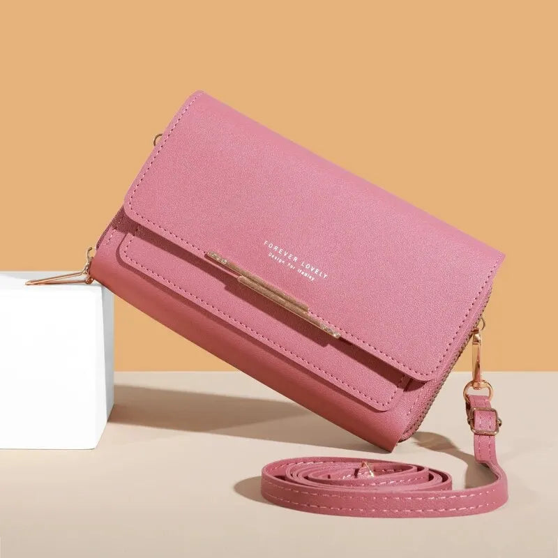 Women's Wallet Korean Handbag Multi Card Large Capacity Casual Shoulder Bag Mobile Phone Packet Fashion New Style - Slobuy