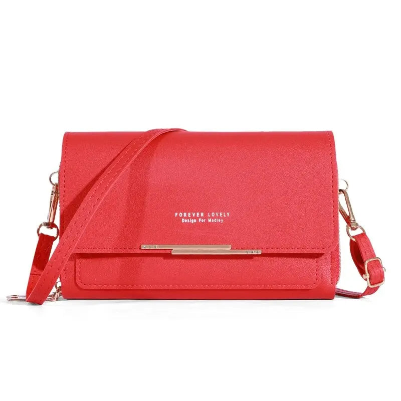Women's Wallet Korean Handbag Multi Card Large Capacity Casual Shoulder Bag Mobile Phone Packet Fashion New Style - Slobuy