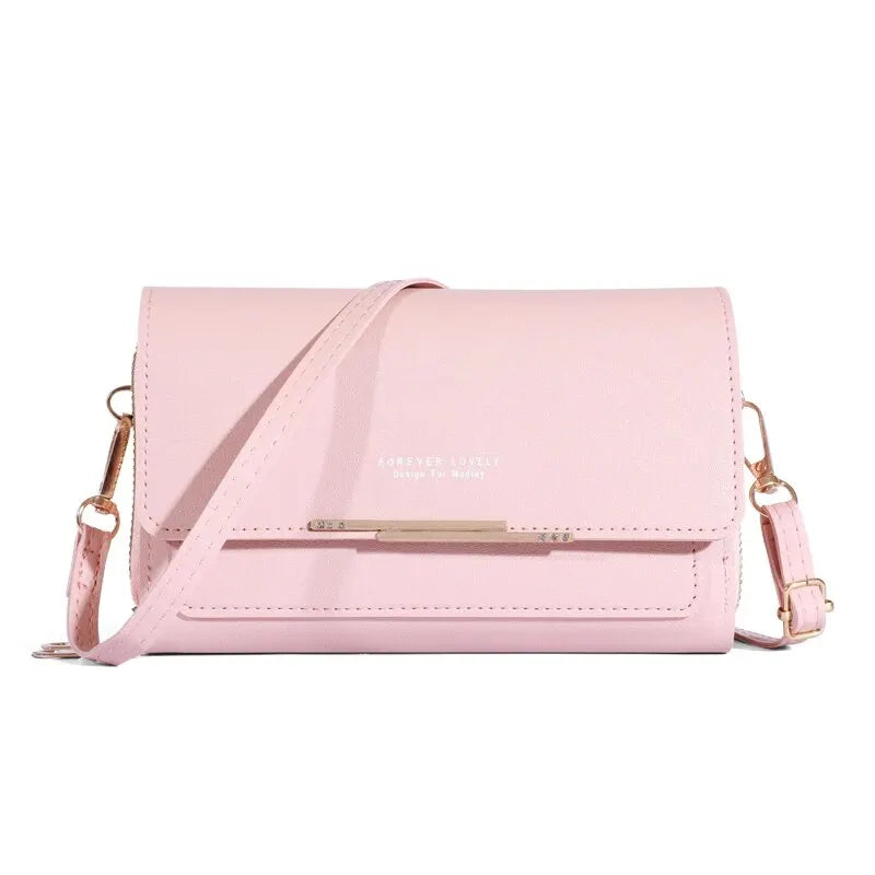 Women's Wallet Korean Handbag Multi Card Large Capacity Casual Shoulder Bag Mobile Phone Packet Fashion New Style - Slobuy