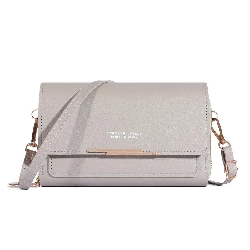 Women's Wallet Korean Handbag Multi Card Large Capacity Casual Shoulder Bag Mobile Phone Packet Fashion New Style - Slobuy