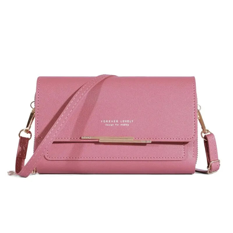 Women's Wallet Korean Handbag Multi Card Large Capacity Casual Shoulder Bag Mobile Phone Packet Fashion New Style - Slobuy