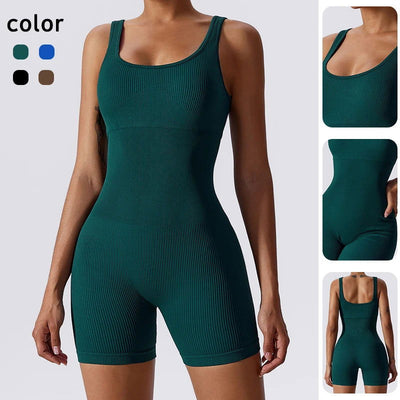 Women's tracksuit Yoga Set One-Piece Yoga Clothes Sportswear Women's Gym Workout Clothes Fitness Stretch Bodysuit Yoga Suit - Slobuy