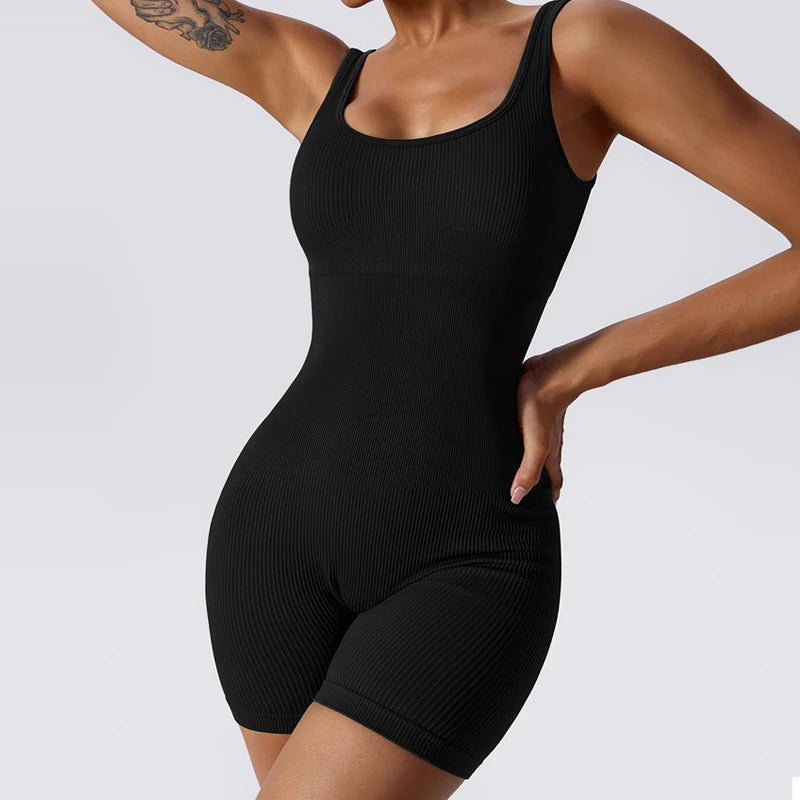 Women's tracksuit Yoga Set One-Piece Yoga Clothes Sportswear Women's Gym Workout Clothes Fitness Stretch Bodysuit Yoga Suit - Slobuy