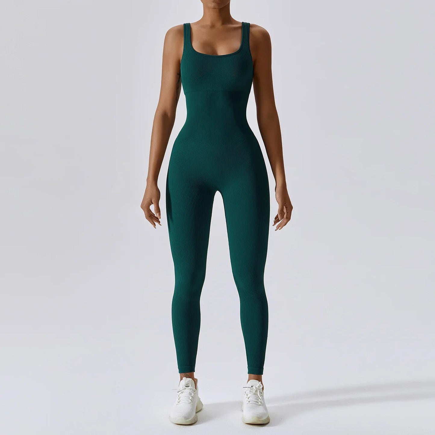 Women's tracksuit Yoga Set Yoga Jumpsuits One Piece Workout Long Sleeve Rompers Sportswear Gym Set Workout Clothes for Women - Slobuy