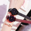 Womens Fashion Starry Sky Watches Magnet Buckle Mesh Belt Diamond Quartz Watch Women Dress Clock - Slobuy