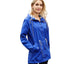Womens Waterproof Raincoat Casual Basic Outdoors Trench Classic Zipper Long Windbreaker Outdoor Climbing Hooded Tops - Slobuy