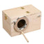 Wood Bird House Nest Birds Breeding Box Bird Parrot Breeding Decorative Cages Pet Accessories Home Balcony Decoration - Slobuy
