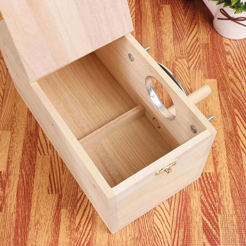 Wood Bird House Nest Birds Breeding Box Bird Parrot Breeding Decorative Cages Pet Accessories Home Balcony Decoration - Slobuy