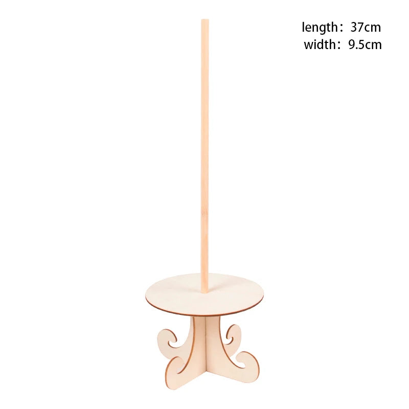 Wood Donut Stand Doughnuts Wall Stands Display board Holder Kids Birthday Party Wedding Table Decoration Baby Shower Supplies - Slobuy