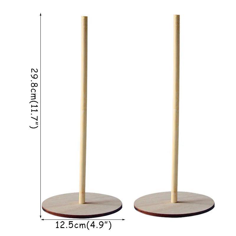 Wood Donut Stand Doughnuts Wall Stands Display board Holder Kids Birthday Party Wedding Table Decoration Baby Shower Supplies - Slobuy