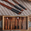 Wooden Cutlery Set Wood Spoon Fork Japanese Style Spoon Fork Chopsticks Set Long Handle Dinner Spoon Portable Tableware With Bag - Slobuy