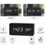 Wooden Digital Alarm Clock, LED Alarm Clock with Temperature Desk Clocks for Office,Bedside Clock - Slobuy