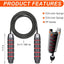 WorthWhile Professional Jump Ropes Speed Crossfit Workout Training MMA Boxing Home Gym Fitness Equipment for Men Women Kids - Slobuy