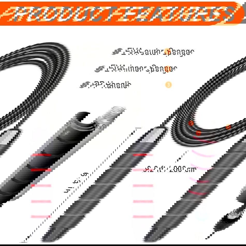 WorthWhile Professional Jump Ropes Speed Crossfit Workout Training MMA Boxing Home Gym Fitness Equipment for Men Women Kids - Slobuy