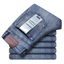Wthinlee New Business Men's Jeans Casual Straight Stretch Fashion Classic Blue Black Work Denim Trousers Male Brand Clothing - Slobuy