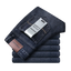 Wthinlee New Business Men's Jeans Casual Straight Stretch Fashion Classic Blue Black Work Denim Trousers Male Brand Clothing - Slobuy