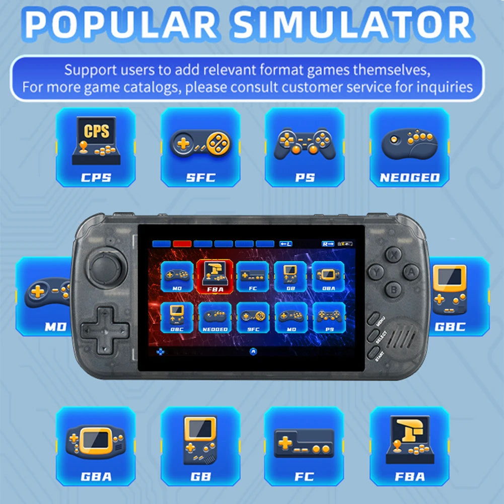 X39 Pro Handheld Game Console With 4000+ Classic Games Portable Handheld Video Games 3000mAh Rechargeable Battery Gaming Machine - Slobuy