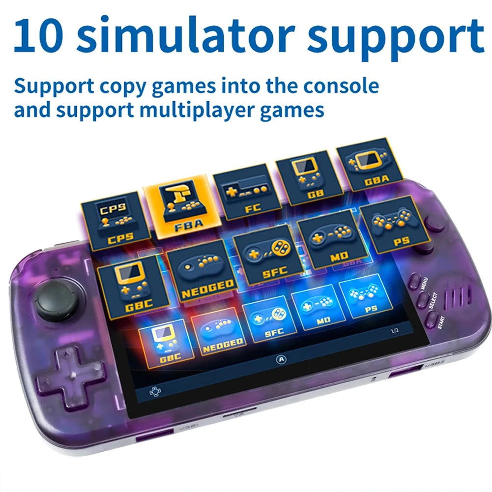 X39 Pro Handheld Game Console With 4000+ Classic Games Portable Handheld Video Games 3000mAh Rechargeable Battery Gaming Machine - Slobuy