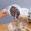 S/M/L/XL Size Transparent Plastic Sealed Food Storage Pots Kitchen Grain Candy Spice Jars Storage Containers For Kitchen - Slobuy