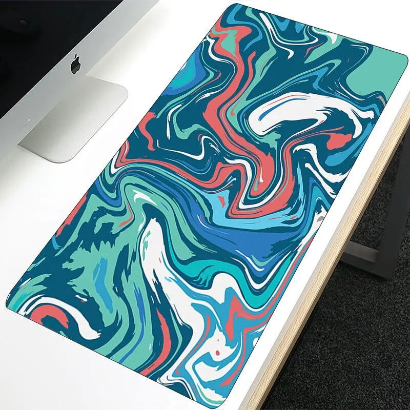 XXL Strata Liquid 900x400 Mouse Pad Computer Laptop Anime Keyboard Mouse Mat Large Mousepad Keyboards Gamers Decoracion Desk Mat - Slobuy