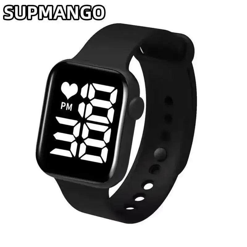 Y14 Digital LED Watches Candy Color Silicone Rubber Touch Screen Digital Watches Women Men Children Bracelet Sports Wristwatch - Slobuy