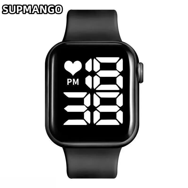 Y14 Digital LED Watches Candy Color Silicone Rubber Touch Screen Digital Watches Women Men Children Bracelet Sports Wristwatch - Slobuy