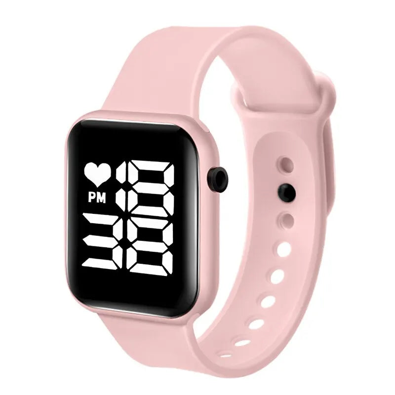 Y14 Digital LED Watches Candy Color Silicone Rubber Touch Screen Digital Watches Women Men Children Bracelet Sports Wristwatch - Slobuy