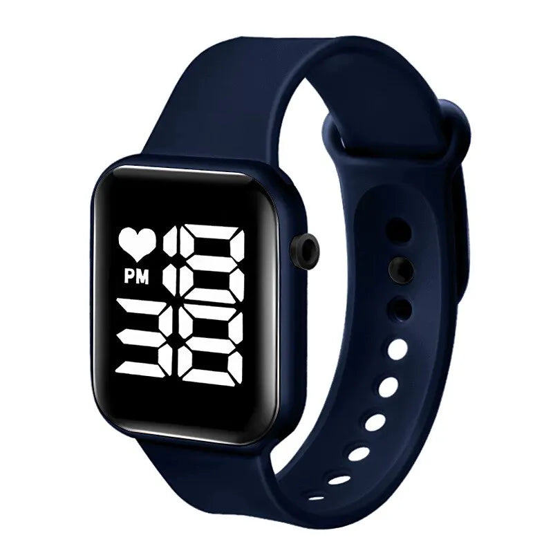 Y14 Digital LED Watches Candy Color Silicone Rubber Touch Screen Digital Watches Women Men Children Bracelet Sports Wristwatch - Slobuy