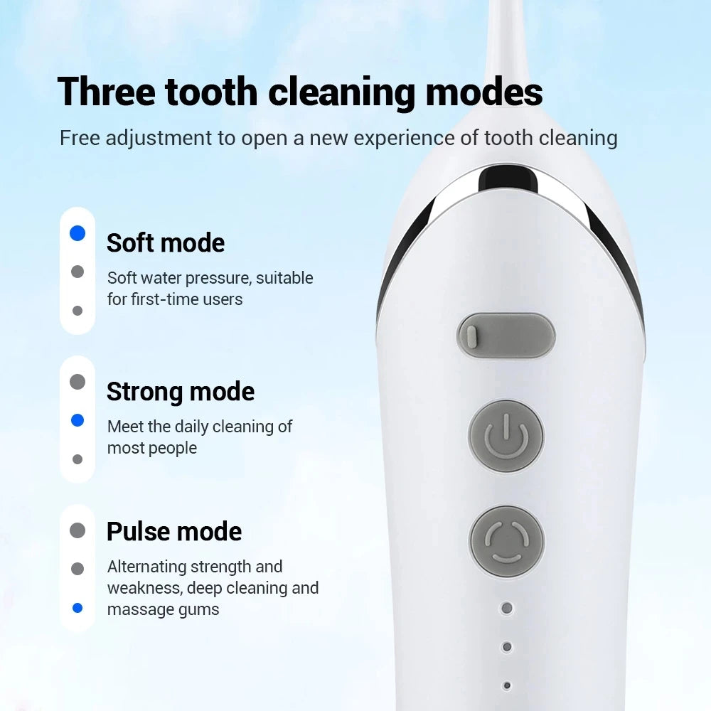 YOUPIN Xiaomi Oral Irrigator Water Flosser Electric Dental Whitening USB Rechargeable Gums Care Portable Jet Tooth Scaler MI NEW - Slobuy