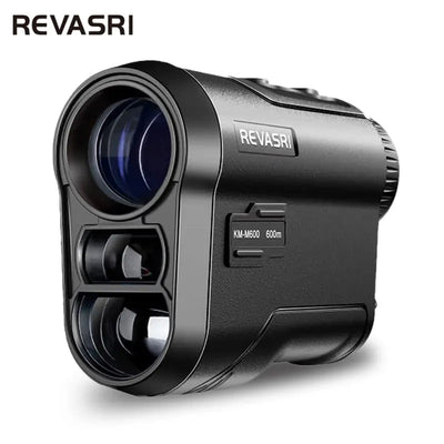 REVASRI 600M/Yard Golf Laser Rangefinder with Slope Compensation Flagpole Lock Vibration USB Rechargeable for Golfing - Slobuy